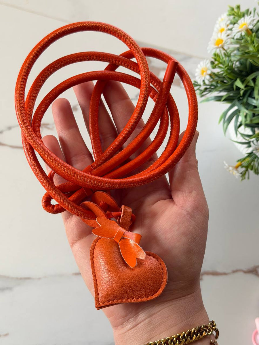 Heart Charm Phone Wrist Strap