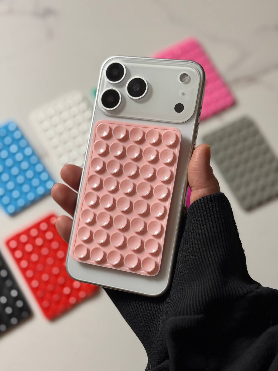 Pop It Bubble Fidget Phone Case(Sticky Patch)