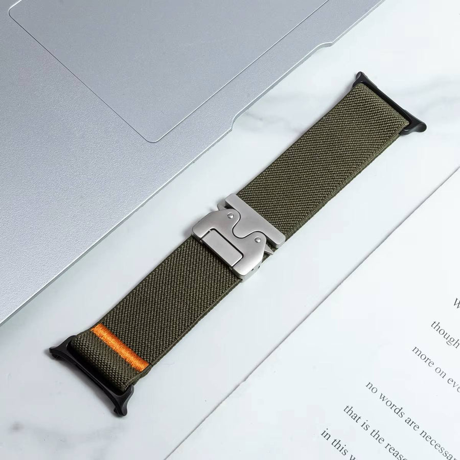 Nylon Sport Watch Band with Secure Parachute Buckle for Apple Watch