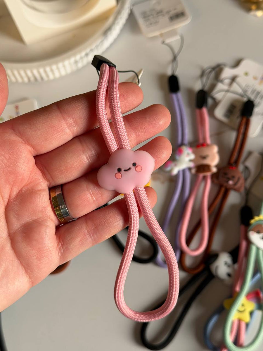 Adjustable Cute Cartoon Phone Lanyard