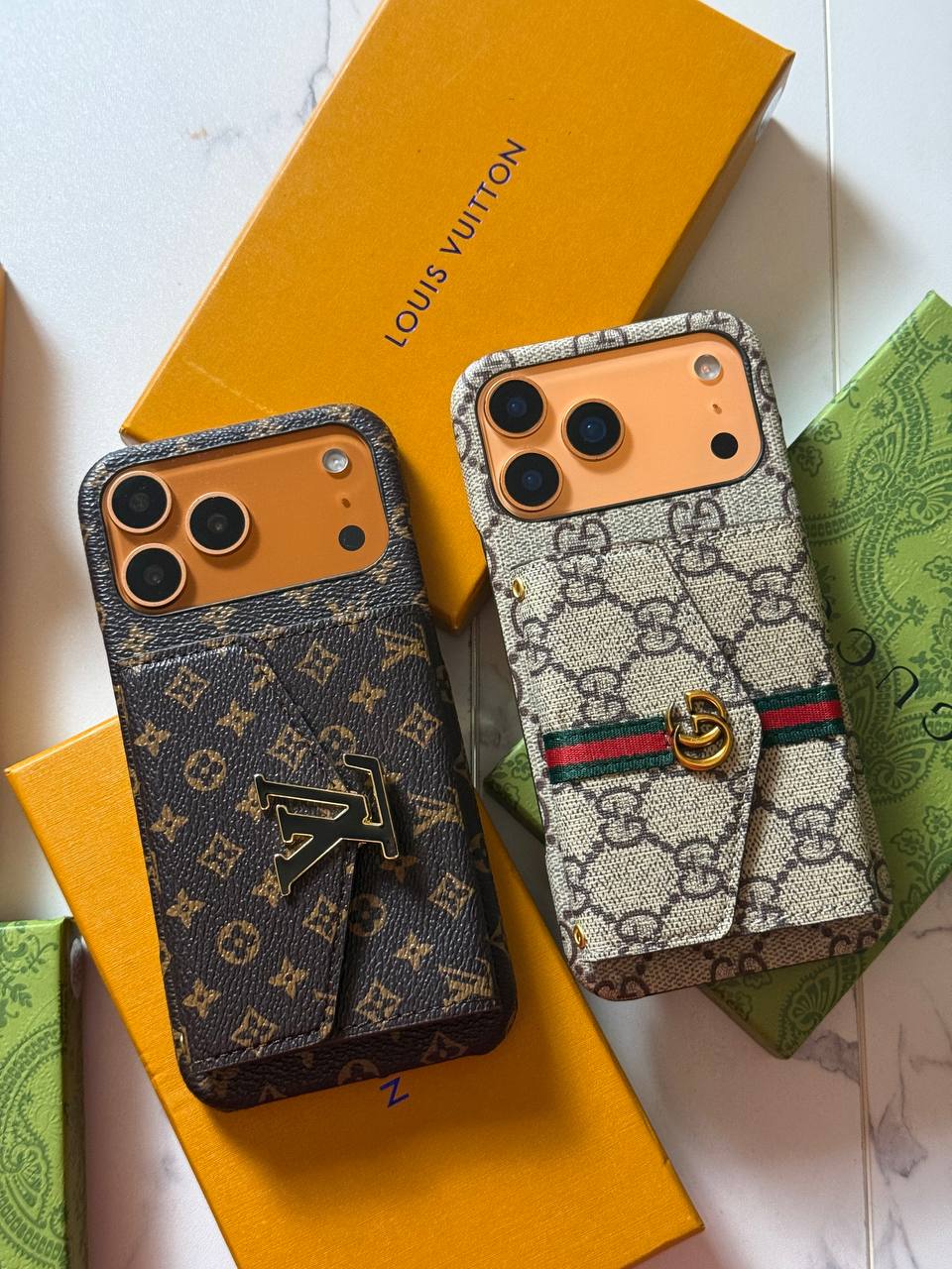 Designer Luxury Phone Cases with Card Holder