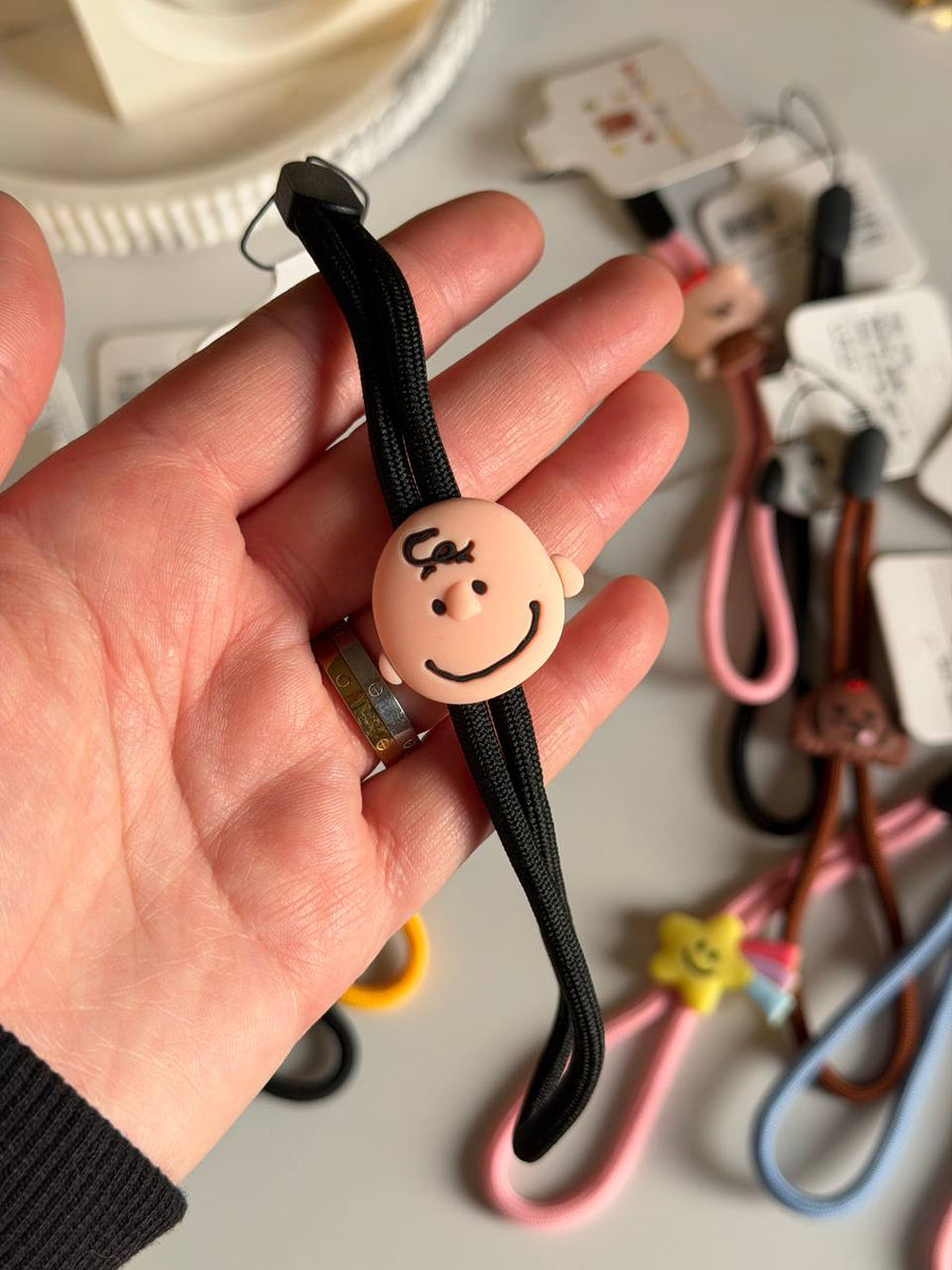 Adjustable Cute Cartoon Phone Lanyard